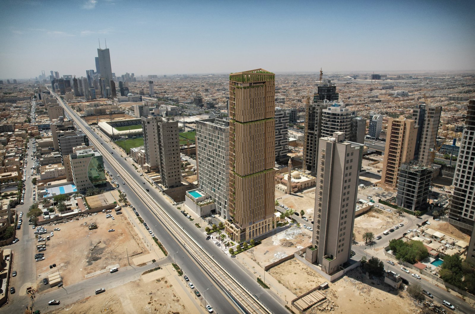 موقع مشروع حي الصحافة في الرياض